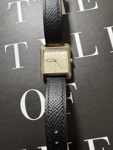 Vintage RARE Doxa Grafic Manual Wind Gold Plated Watch w/ Date at 9:00