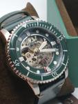 Thomas Earnshaw Fowler Bridge Automatic Green Skeleton Watch