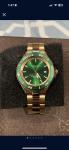 FILIPPO LORETI OKEANOS: Rose Gold Steel Band/Green Dial Men's Wristwatch