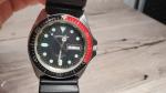Vintage Barracuda Diver Monin Case Quartz Coke Bezel Men's Dive Watch 1990's