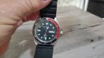 Vintage Barracuda Diver Monin Case Quartz Coke Bezel Men's Dive Watch 1990's
