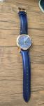 Filippo Loreti Venice Moon phase Rose Gold Blue Leather