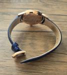 Filippo Loreti Venice Moon phase Rose Gold Blue Leather