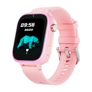 OKYUK Kids Smart Watch Gift for Girls Age 5-12, 4G Kids Watch 47 Games, HD Touch Screen Two-Way Calling Feature, School Settings, SOS, Birthday Gift for Boys and Girls Ages 7 8 9 10 (Pink)