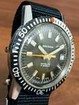 WALTHAM INCABLOC 17 JEWELS MECHANICAL VINTAGE MENS DIVER WRIST WATCH STAINLESS