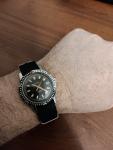 WALTHAM INCABLOC 17 JEWELS MECHANICAL VINTAGE MENS DIVER WRIST WATCH STAINLESS
