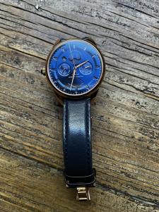 Filippo Loreti Venice moon phase blue gold automatic