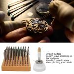 Ejoyous Watch Repair Staking Tool Press Set, Watchmaker Jewelling Punching Kit with 50 Punches 10 Stakes for Watchmaker Riveting Work