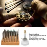 Fockety Watch Repair Staking Tool, Aluminum Alloy Watch Press Set Watchmaker Jewelling Punching Kit Watchmaker Jewelling Tool Watch Repair Tool Accessories with 50 Punch Pins & 10 Punches