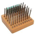 Ejoyous Watch Repair Staking Tool Press Set, Watchmaker Jewelling Punching Kit with 50 Punches 10 Stakes for Watchmaker Riveting Work