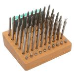 Fockety Watch Repair Staking Tool, Aluminum Alloy Watch Press Set Watchmaker Jewelling Punching Kit Watchmaker Jewelling Tool Watch Repair Tool Accessories with 50 Punch Pins & 10 Punches