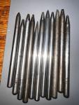 55 damaged tipped Watchmaker Staking Punches. Various Sizes.  Repairable 