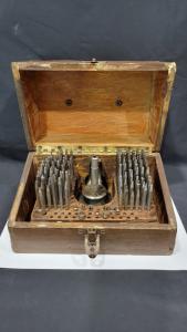 Antique GEM Staking Tool Punches Watchmaker Watch Repair Set Tools, Germany