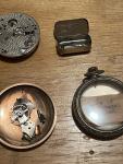 C&E Marshall Watchmakers Vintage Staking Set & Pocket Watch Parts