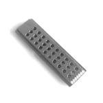 30 Holes Riveting Drilling Staking Punch Block Plate Watch Jewelry Repair Tool