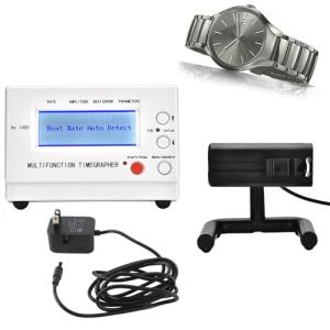 Mechanical Watch Tester Timegrapher Timing Machine Tools US Plug 90-240V LCD Display Portable High Accuracy Measurement for Watch Repair Shop