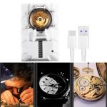 Mechanical Watches Calibration Tool, USB Mechanical Watch Timegrapher Tester, Watch Repair Tools, Multifunction Timegrapher Watch Tester, Sound Wave Display, Dotted Line, Sound Waveform