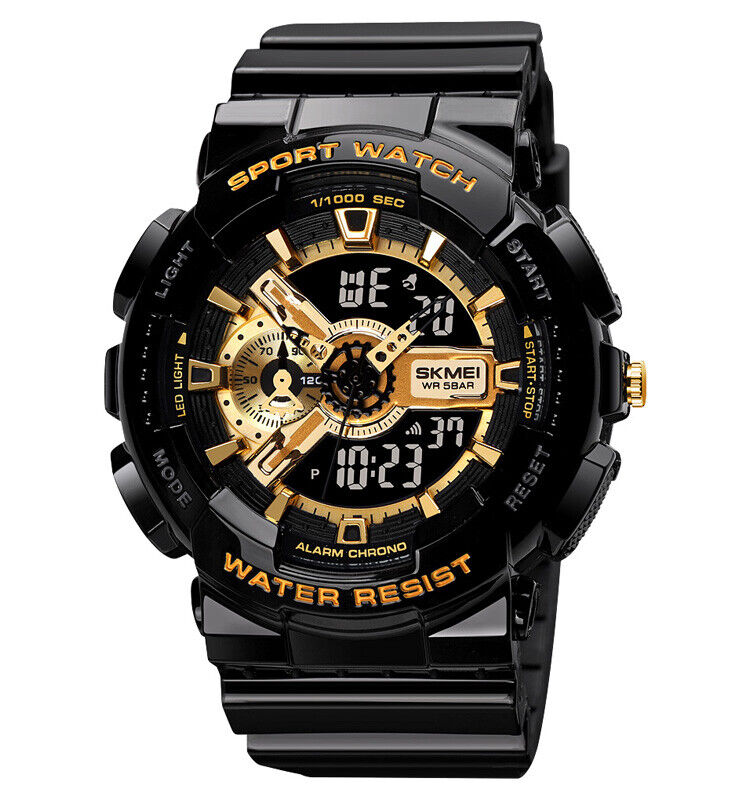 Sporty Waterproof Digital Quartz Analog Men's Watch