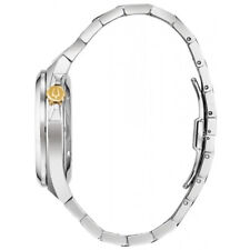 Bulova Men's Maquina Silver Gold Tone Watch