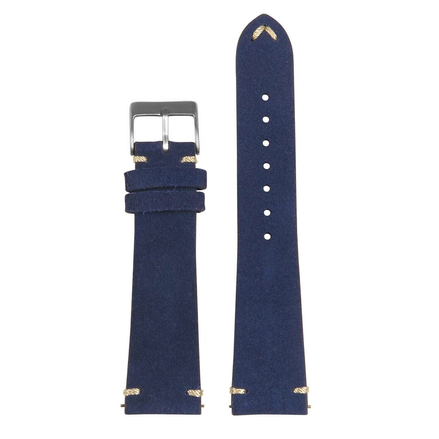 Suede Vintage Leather Watch Band Strap - Standard Length
