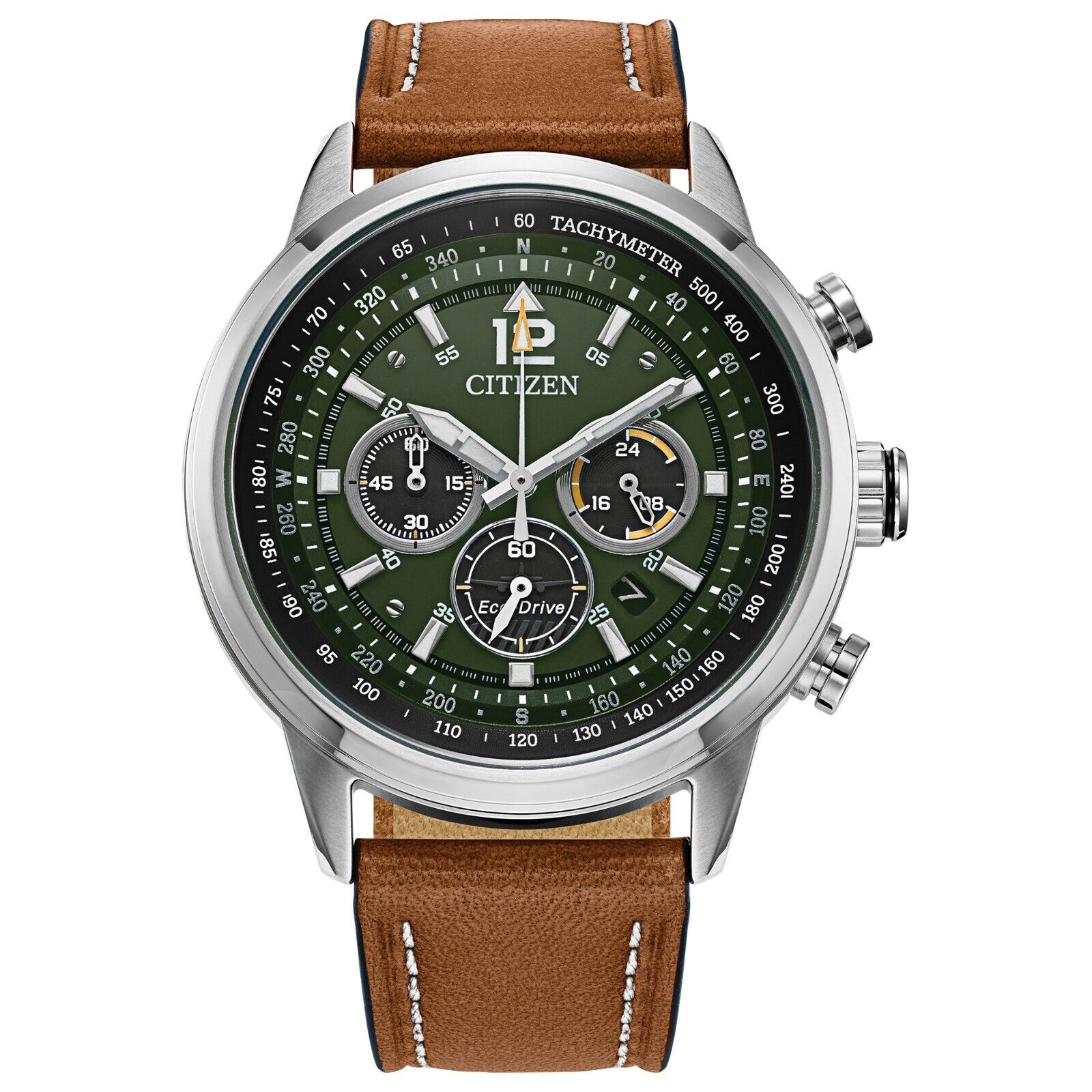 Citizen Eco-Drive Brown Chronograph Men's Watch
