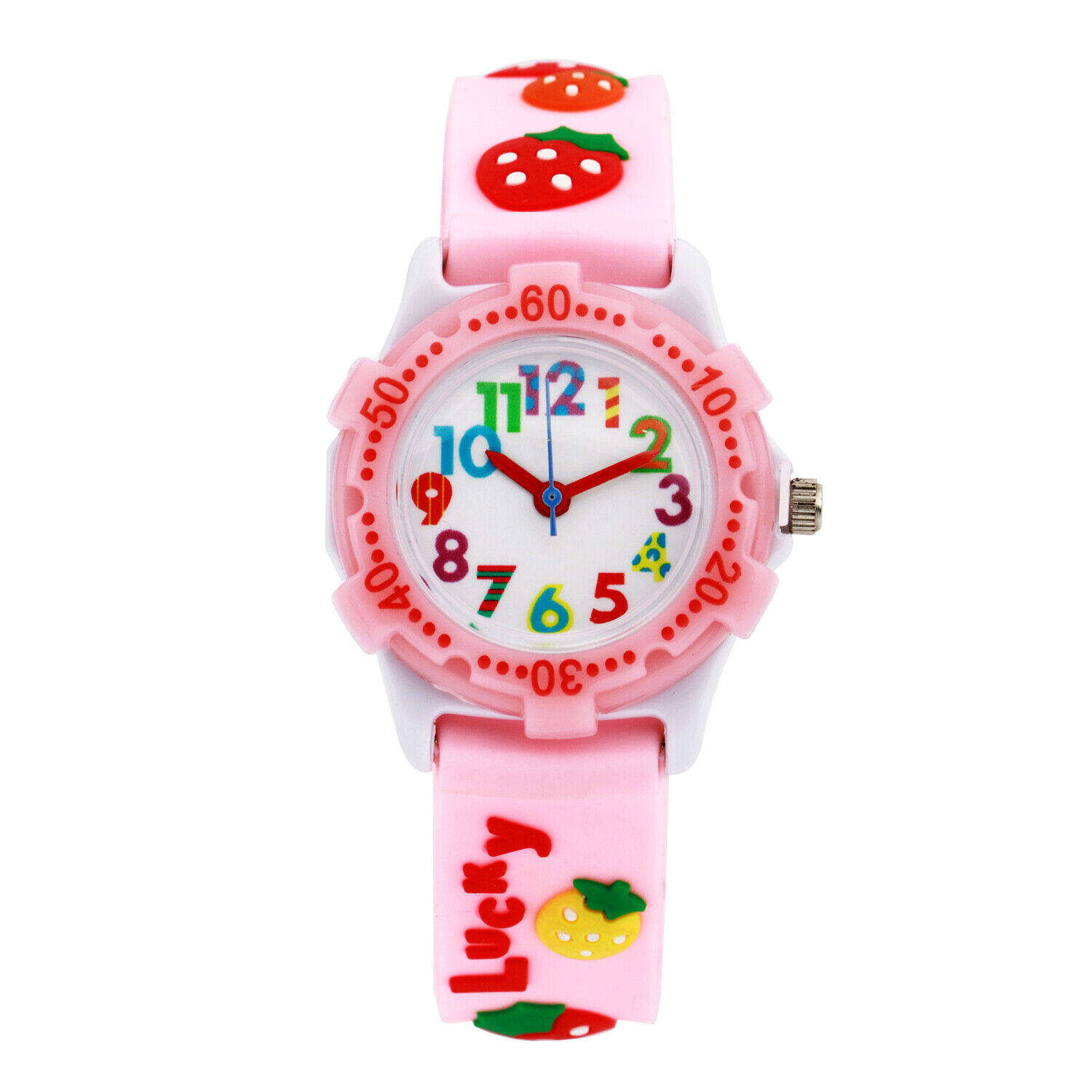 Cartoon pattern watches for kids girls