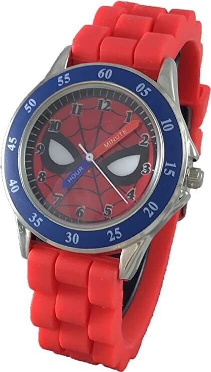 Spiderman Kids' Analog Timer Rubber Watch