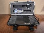 Sangin Instruments Merlin Brushed Stainless Steel Twilight Blue Watch