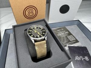 AVI-8 Hawker Hurricane Kent Automatic Stanton W/Gray Dial AV-4094-04
