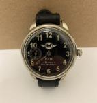 VINTAGE WW2 DOXA LUFTWAFFE RLM ANTI MAGNETIC BLACK MILITARY AVIATOR PILOT WATCH
