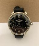 VINTAGE WW2 DOXA LUFTWAFFE RLM ANTI MAGNETIC BLACK MILITARY AVIATOR PILOT WATCH