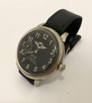 VINTAGE WW2 DOXA LUFTWAFFE RLM ANTI MAGNETIC BLACK MILITARY AVIATOR PILOT WATCH