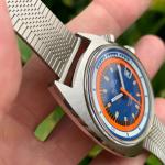 Glycine Airman SST “Sport” Super Compressor Blue Dial Automatic Wristwatch