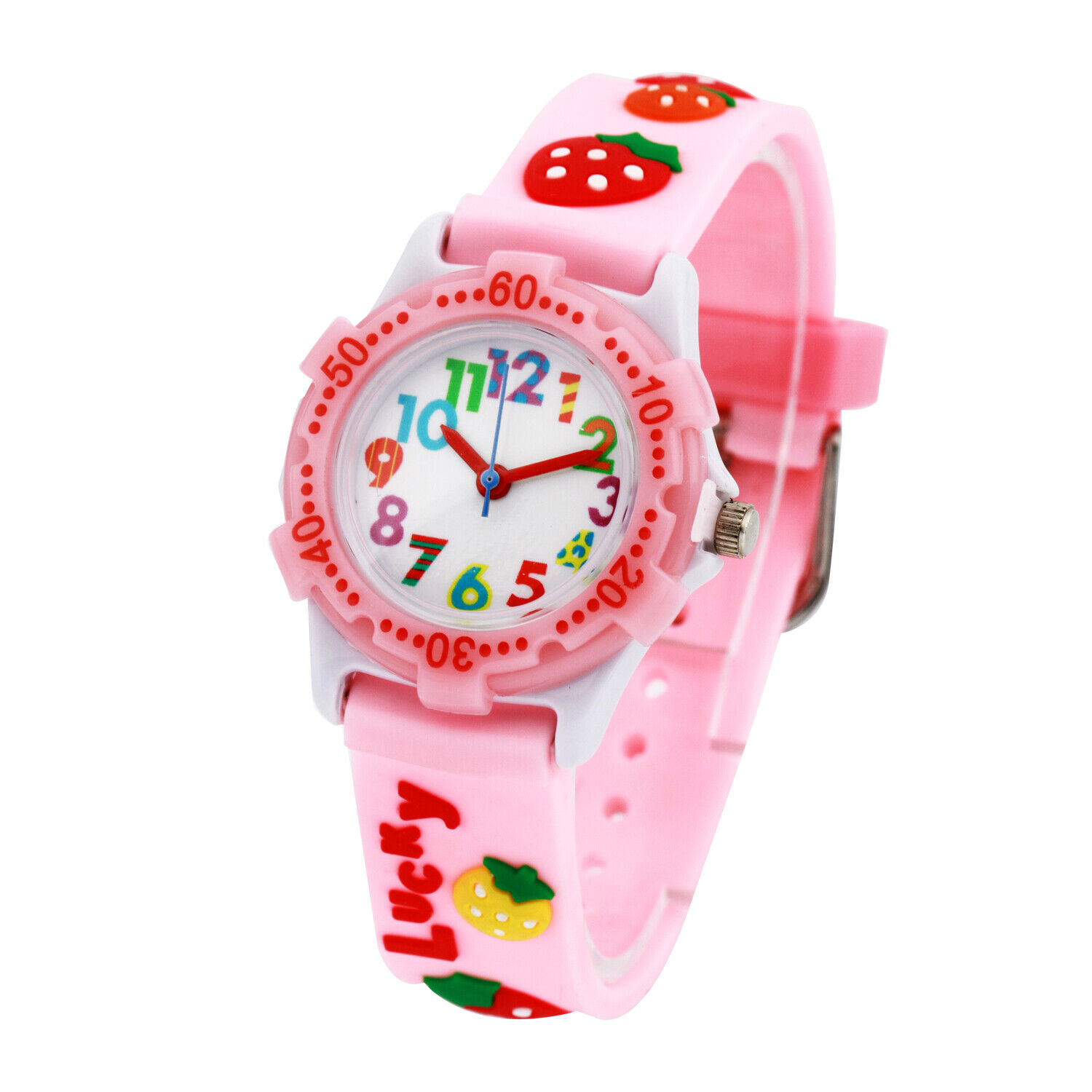 Cartoon pattern watches for kids girls
