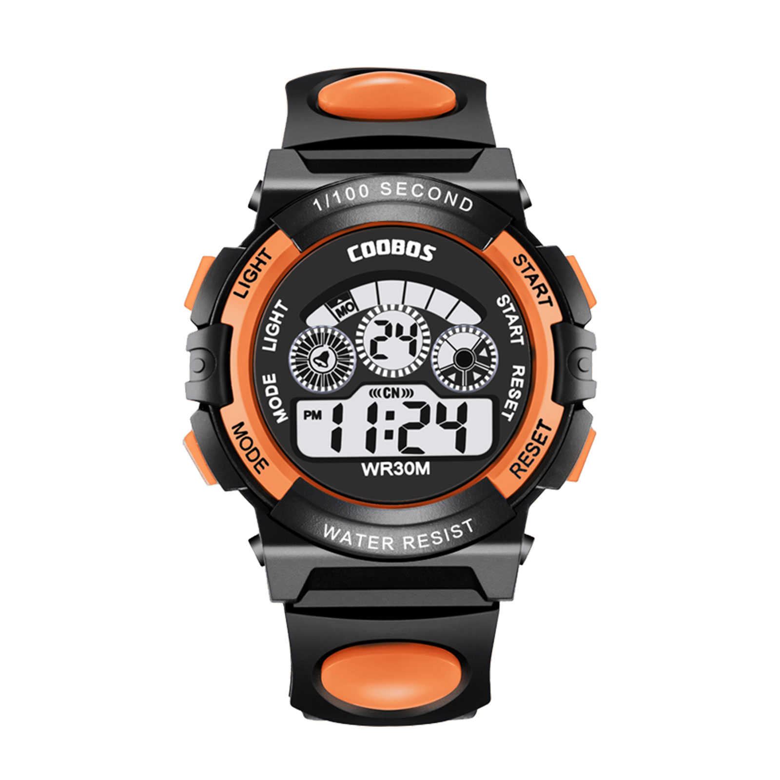 Kids Waterproof Digital Sports LED Watch