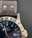 Glycine Airman Purist 46 Blue Sunray Dial, Leather & Nato Straps