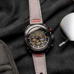 AVI-8 Hawker Hunter Atlas Dual Time Chronograph Black Ops Watch - Brand New