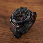 AVI-8 Hawker Hunter Atlas Dual Time Chronograph Black Ops Watch - Brand New