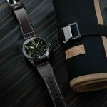 AVI-8 Spitfire Lock Chronograph Midnight Oak Watch - Brand New