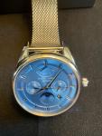 FILIPPO LORETI VENICE MOONPHASE AUTOMATIC WATCH BLUE & SILVER