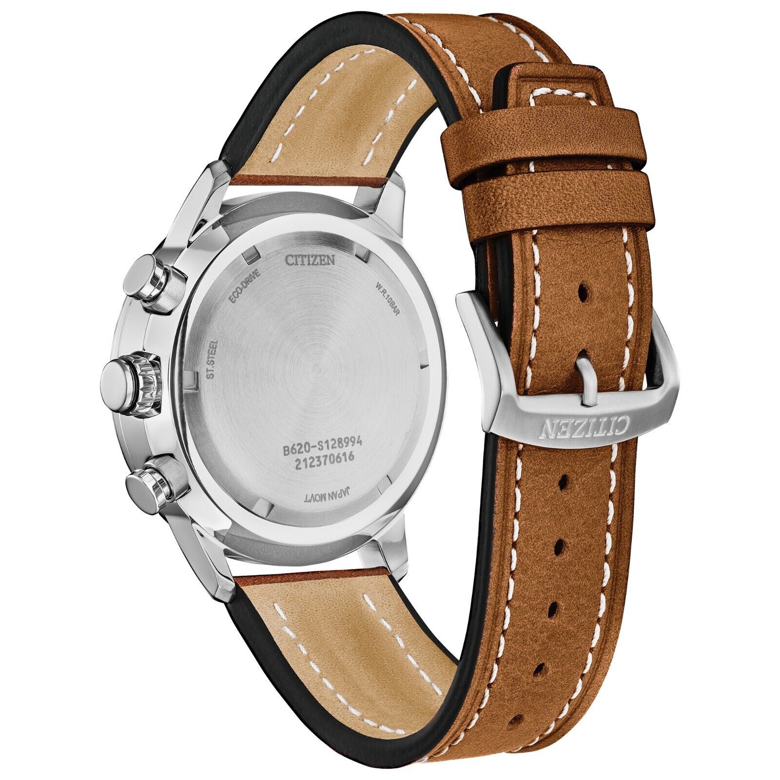 Citizen Eco-Drive Brown Chronograph Men's Watch