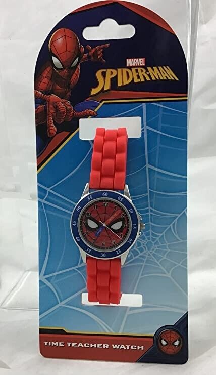 Spiderman Kids' Analog Timer Rubber Watch