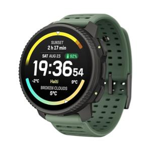 SUUNTO Vertical 2 GPS Sport Watch, Bright 1.5” AMOLED Touchscreen, LED Flashlight, 20-Day Battery Life, Offline Maps, Training Metrics & Recovery Insights, Dual-GNSS, 115+ Sport Modes, Sage Titanium