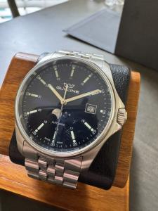 Glycine Combat Classic Moonphase Automatic Mens Watch. Limited Edition Model