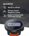 SUUNTO Vertical Adventure GPS Solar Steel Watch Canyon with Power Bank
