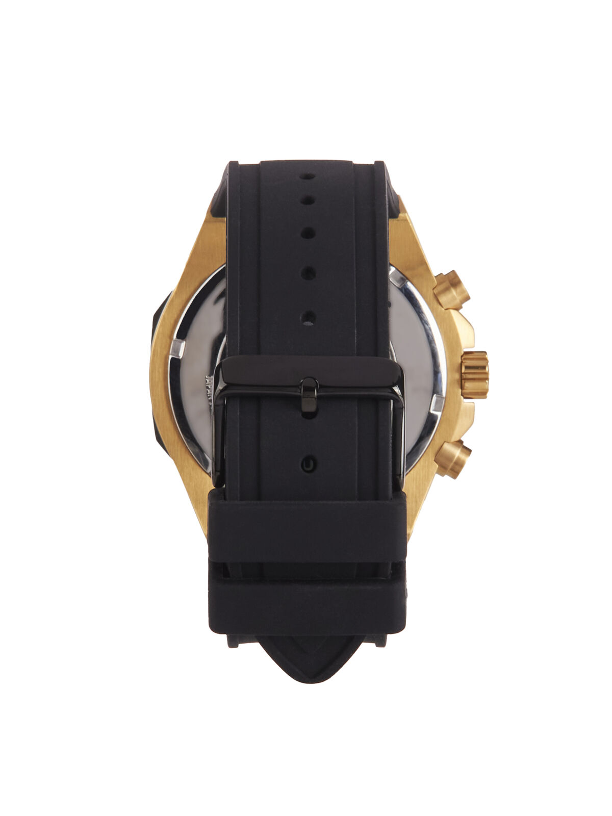 Black Momentum Dress Watch for Men by Guess