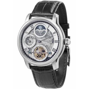 Thomas Earnshaw Longitude Shadow Automatic Black Silver Watch - Brand New