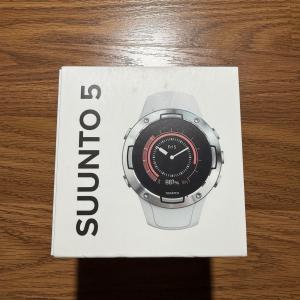 Suunto 5 Gen 1 OW186 Compact GPS Smartwatch Ow186 White/Sliver Fitness Watch