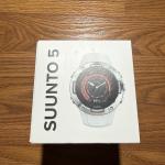 Suunto 5 Gen 1 OW186 Compact GPS Smartwatch Ow186 White/Sliver Fitness Watch
