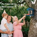 DOCOON Smart Bird Feeder with Camera, 2K HD AI Identify Birds Species, Bird Watching Camera with Solar Panel, Auto Capture Bi rd Videos & Instant Notifications, Ideal Present for BirdLover